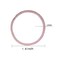 120Pcs 3mm Elastic Hair Ties - Rubber Hair Ties Hair Bands No Crease Ponytail Holder for Girls Women (Pink)
