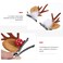 Antler Hair Clip 4 Pairs Cute Reindeer Hair Barrettes Alligator Deer Horn HairClips and Ears Hair Pins for Christmas Party (Brown)