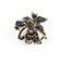 Lurrose Mini Hair Claw Rhinestone Hair Clips Holding Hair Pins Bang Clamps Headdress for Women Lady Girl 5pcs