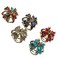 Lurrose Mini Hair Claw Rhinestone Hair Clips Holding Hair Pins Bang Clamps Headdress for Women Lady Girl 5pcs