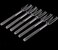 64 PCS UV Gel Nail Art Tips Samples Nail Sticks Acrylic Nail Display Stand Rack Practice Tool Clear