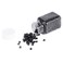 Hair Extension Rings, 4MM Silicone Lined Hair Extension Link Rings Beads Loops Linkies for Hair Extensions Tool (1000PCS-Black)