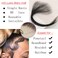 Lace Edges Baby Hair Strips Fake Baby Hair Edges for Black Women 4Pcs HD Lace Edges Hair Pieces Virgin Human Hair Swiss Hairline Instant Fake Edges Baby Hair