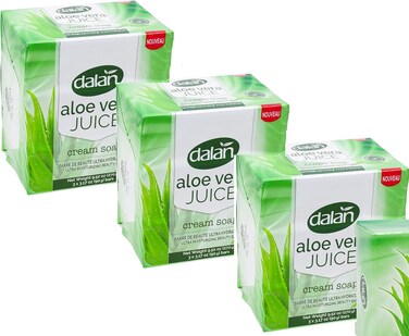 Aloe Vera Cream Soap (3-pack) Dalan