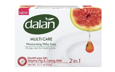 Dalan Multi Care Moisturizing Soap 2 in 1 (Smyrna Fig &amp; Caring Milk, 3 Pack)