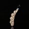 Gold Elegant Rhinestone Banana Clip Ponytail Holder Hair Clip,Banana Clips for Thin Hair, Women Vertical Clip Banana Clip Hair Clips Accessories,Hair Clips