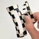 4Pcs Checkered Hair Claw Clips for Women, Large Rectangle Square Clips, Black and White Hair Clips for Thick Thin Hair, Jaw Clips Hair Accessories