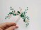 Denifery Bridal Hair Pin Emerald Gold Hair Piece Emerald Hair Clip Gold Green Hairpin Emerald Headpiece Gold Wedding Hair Accessories