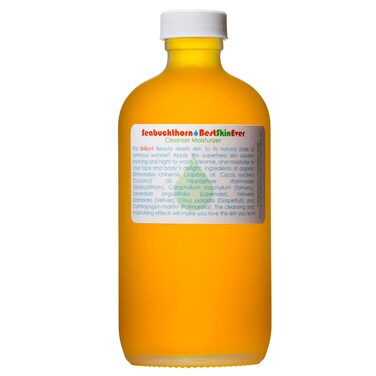 LIVING LIBATIONS - Organic Best Skin Ever All-In-One Facial Cleanser, Exfoliator + Moisturizer   Natural, Wildcrafted, Vegan Clean Beauty (Seabuckthorn)