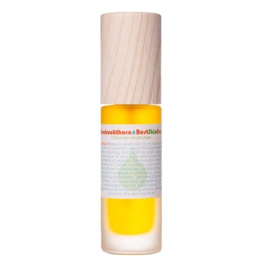 Living Libations - Organic Best Skin Ever All-In-One Facial Cleanser, Exfoliator + Moisturizer   Natural, Wildcrafted, Vegan Clean Beauty (Seabuckthorn, 1 fl oz   30 ml)