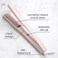 FoxyBae Baby Blush Flat Iron - Ceramic Tourmaline Technology - Hair Straightener with Negative Ions - Straightens &amp; Curls Hair - Professional Salon Grade Hair Styling Tool