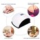 48W LED Nail Dryer Lamp Filfeel Machine Nail Art Tools for Nail Gel Polish Curing with Smart Sensor Manicure Pedicure Tool(US Plug)