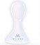 MILANO COLLECTION 17&rdquo; PVC Lightweight Wig Head Mannequin, Wig Head Stand for Styling, Display, and Wig Storage, Compatible with All T-Pins (Glossy White)