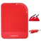 Heat Resistant Mat for Curling Irons, Hair Straightener, Flat Irons and Hair Styling Tools 9" x 6.5", Red