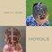 Hoyols 2000 Small Rubber Bands Hair Ties Ponytail Elastic Multi Color for Kids Girls Hair Value Pack TPR