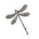 4 Pcs Silver Dragonfly Hair Clip Wedding Retro Antique Barrette Bridal Headdress Color Head Wear Styling Hair Accessories Hair Styling Pins for Girls Women Ladies Bobby Pins Hairpins