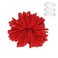 Coobbar 100pcs Women Elastic Hair Ties Band Ropes Ring Ponytail Holder (Red)