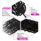 2 Pack Passion Twist Crochet Hair 10 Inch Natural Black Pre-twisted Short Passion Twist Hair, Pre Looped Passion Twist Crochet Braids Bohemian Crochet Hair
