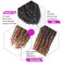 Bileaf Passion Twist Hair 10 Inch Crochet Hair Pre Lopped Crochet Boho Passion Twist Crochet Hair 8 Packs Bohemian Short Crochet Twist Braiding Hair Passion Twists Ombre Color 1B-4-30