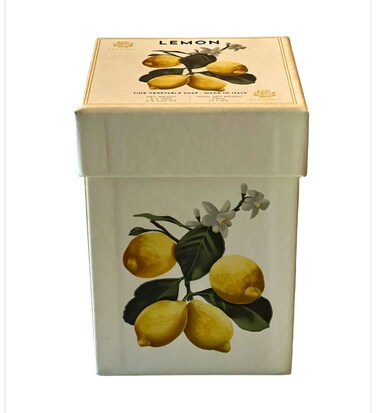Alchimia Lemon Citron 3pc Boxed Soap Set 3 x 5.25 Oz