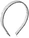 Hairstyle 2 Pcs Metal Black Slim Spring Headband Hair Style Headwear Hoop w Teeth : H21 (2 Black Metal-S)