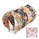 Floral Printed Knotted Headbands for Women Wide Knotted Headbands 4 Pack Cross Knot Fashion Hair Bands-Classic