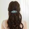 Turquoise Decorative Hair Barrettes for Women 3 PCS Western Sliver Hair Clips 2.36 Inch Metal Hair Barrette Accessories