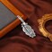 Turquoise Decorative Hair Barrettes for Women 3 PCS Western Sliver Hair Clips 2.36 Inch Metal Hair Barrette Accessories