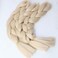 Original Jumbo Braids Hair Extension 3pcs Pure Blonde Color 24inch 100g/pc For Twist Box Braiding Hair (613#)