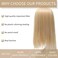 Blonde Wig Straight Hair Colorful Shawl Long Hair Split Women's Synthetic Girl Wig Middle Part Suitable for Daily Party Role Play Heat Resistant Natural 14&rsquo;&rsquo; Lengthening Fashion