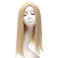 Blonde Wig Straight Hair Colorful Shawl Long Hair Split Women's Synthetic Girl Wig Middle Part Suitable for Daily Party Role Play Heat Resistant Natural 14&rsquo;&rsquo; Lengthening Fashion