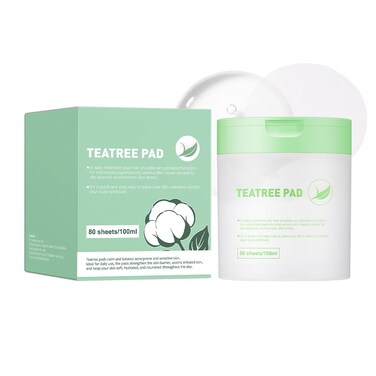 Gentle Exfoliating Facial Toner Pads for All Sensitive Skin &ndash; Hydrating Pads to Improve Wrinkles, Balance Skin Tone, and Reduce Acne &amp; Black Spots (Green, Large)
