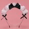 Black Women Girls Lolita Headband Lace Bow Hair Band Maid Anime Cosplay Headwear Ribbon Bowknot Cute Hair Band Party Hair Accessories Women's Fashion Headbands