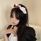 Black Women Girls Lolita Headband Lace Bow Hair Band Maid Anime Cosplay Headwear Ribbon Bowknot Cute Hair Band Party Hair Accessories Women's Fashion Headbands