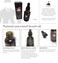 G.B.S Professional Beard Care Kit- Doppler Travel Bag, Professional Trimming Scissor, Multi-Side Natural Wood Comb, Beard Balm, Sandalwood Beard Oil, Beard and Face Wash- Men&rsquo;s Beard Care