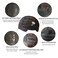 Long Black Straight Hair Wig with Bangs Synthetic High Density Long Hair Wig for Women (Brown, 22inch)