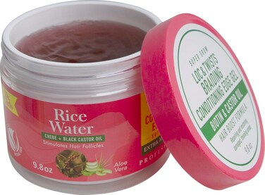 Dr Girls Locs &amp; Twists Braiding Conditioning Edge Gel/Chebe and Black Castor Oil/ 9.8oz/ 48 Hours Hold