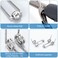 OIIKI 2PCS Double Return Torsion Springs for Curling Iron Rod - Alloy Replacement Accessories, 24mm Length