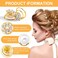 OIIKI 25PCS Rhinestone Pearl Spirals Hair Clips, Sparkle Crystal Flower Pearl Coil Hair Jewelry Clips, Hair Decorative Accessories for Bridal, Bridesmaid Flower Wedding Party Prom (5 Styles)