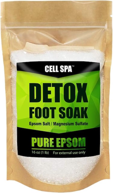Detox Foot Soak Bath Premium 16 Ounce Lavender Scented Epsom Salt Magnesium Sulfate to Help Detox, Relieve Stress, Eliminate Odors &amp; Soften Your Feet (UNSCENTED)