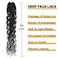 24 Inch Faux Locs Crochet Hair 6 Packs Soft Goddess Locs Crochet Braids Deep Wave Pre Looped Crochet Hair Extensions for Black Women 1B