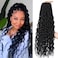 24 Inch Faux Locs Crochet Hair 6 Packs Soft Goddess Locs Crochet Braids Deep Wave Pre Looped Crochet Hair Extensions for Black Women 1B