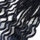 6 Pack Faux Locs Crochet Hair Soft Goddess Locs Crochet Braids 24 Inch Deep Wave Locs Crochet Hair Extensions(24 Inch, 1B/Dark blue/light blue)