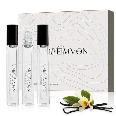 Vanilla Musk Oil Vanilla Perfume Oil, Vanilla Oil Roll On Perfume Vanilla Fragrance, Sweet, Warm and Soft, Travel Size 0.33 fl.oz