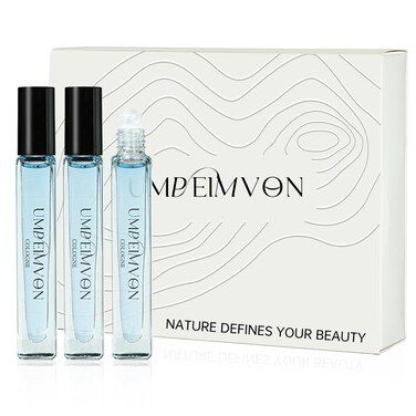 Men Cologne Perfume Oil, Perfumes for Men Roll On Perfume Body Oil Perfume, Travel Size Gift Set, Ocean, Flora, Ambergris Fresh and Charming