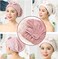 Jseng 3PC Microfiber Hair Towel Caps, Extrame Soft &amp; Ultra Absorbent, Fast Drying Hair Drying Caps Towel Turban Wrap for Wet Hair Women
