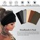 6 Pack Extra Wide Headbands For Women Stretch Headband Boho Head Bands Women's Hair Band Turban Workout Sports Hairband Accessories (Black, Brown, Army Green, khaki, Dark Gray, Light Gray, 6 Pack)