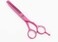 ROCOCO Professional 5.5 inch Pink Salon Hair Cutting Scissors and Hair Thinning Shears with Razor for Female Hairdresser(Pink)