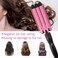 3 Barrel Curling Iron, Beach Waver, Tourmaline Ceramic Shaft, 4 Sizes: 22mm, 25mm, 28mm, 32mm