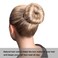 Magic Hair Bun Makers 3 Pcs, LHAAAYF Professional Ballet Bun Shaper Tool - Perfect Donut Bun for Kids and Ballerinas, Easy to Use, Blonde